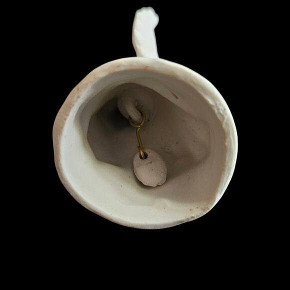 Vintage Lefton Angel Bell Playing Cello Christmas Figurine Porcelain Japan - Picture 6 of 6